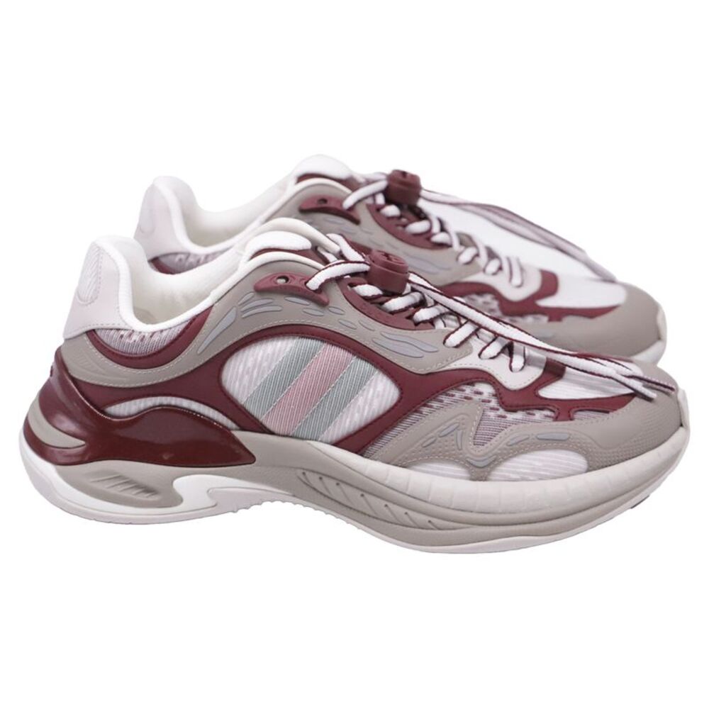 Gucci 2.0 Running Sneakers in Burgundy Rubber